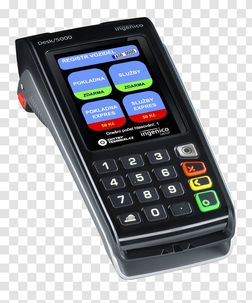 Payment Terminal Computer Public Switched Telephone Network Ingenico - Thermal Paper - Pos Transparent PNG