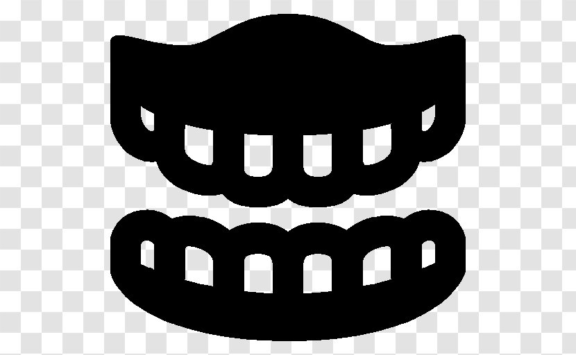 Dentures Tooth Font - False Transparent PNG