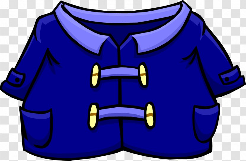 Duffel Coat Blue Gloverall Club Penguin Entertainment Inc - Jacket Transparent PNG