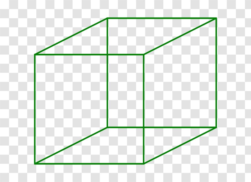 Necker Cube Drawing Geometry Edge - Painting Transparent PNG