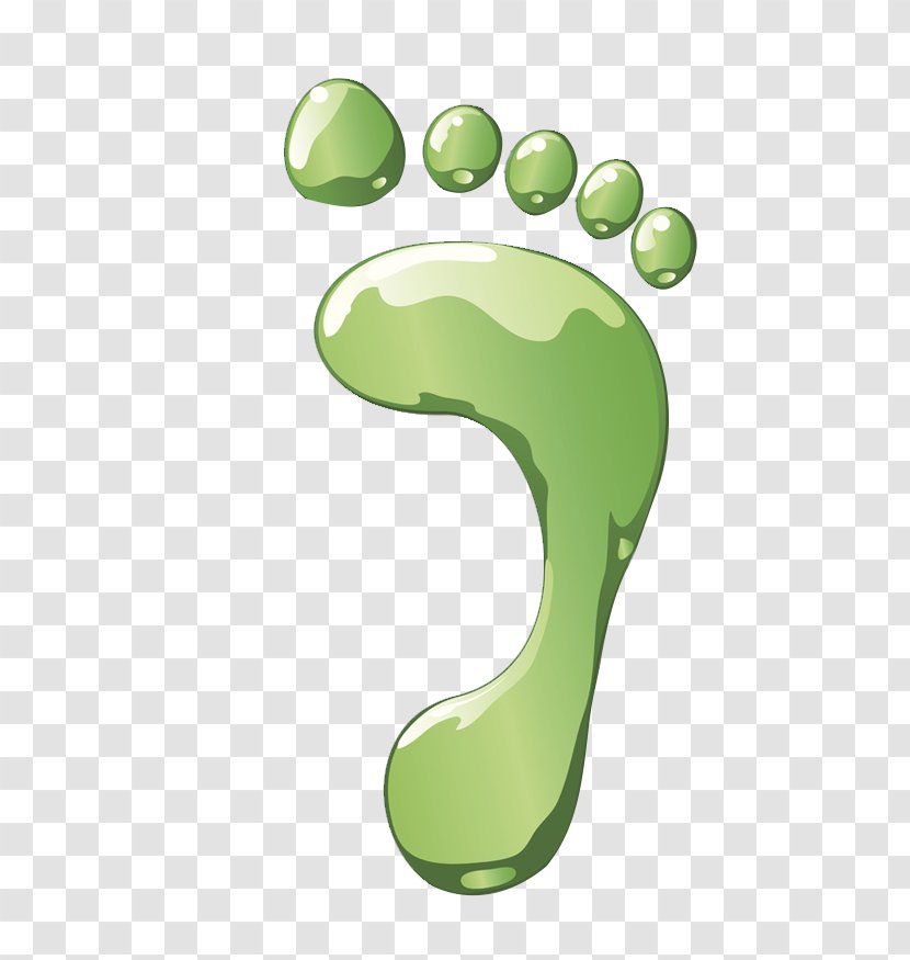 Green Computer Graphics - Footprints Transparent PNG