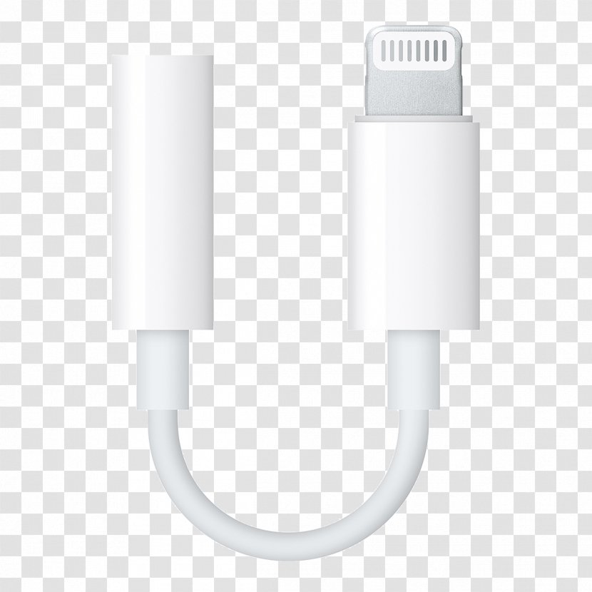 IPhone 7 Plus 8 Lightning Phone Connector Apple Earbuds - White - USB Transparent PNG