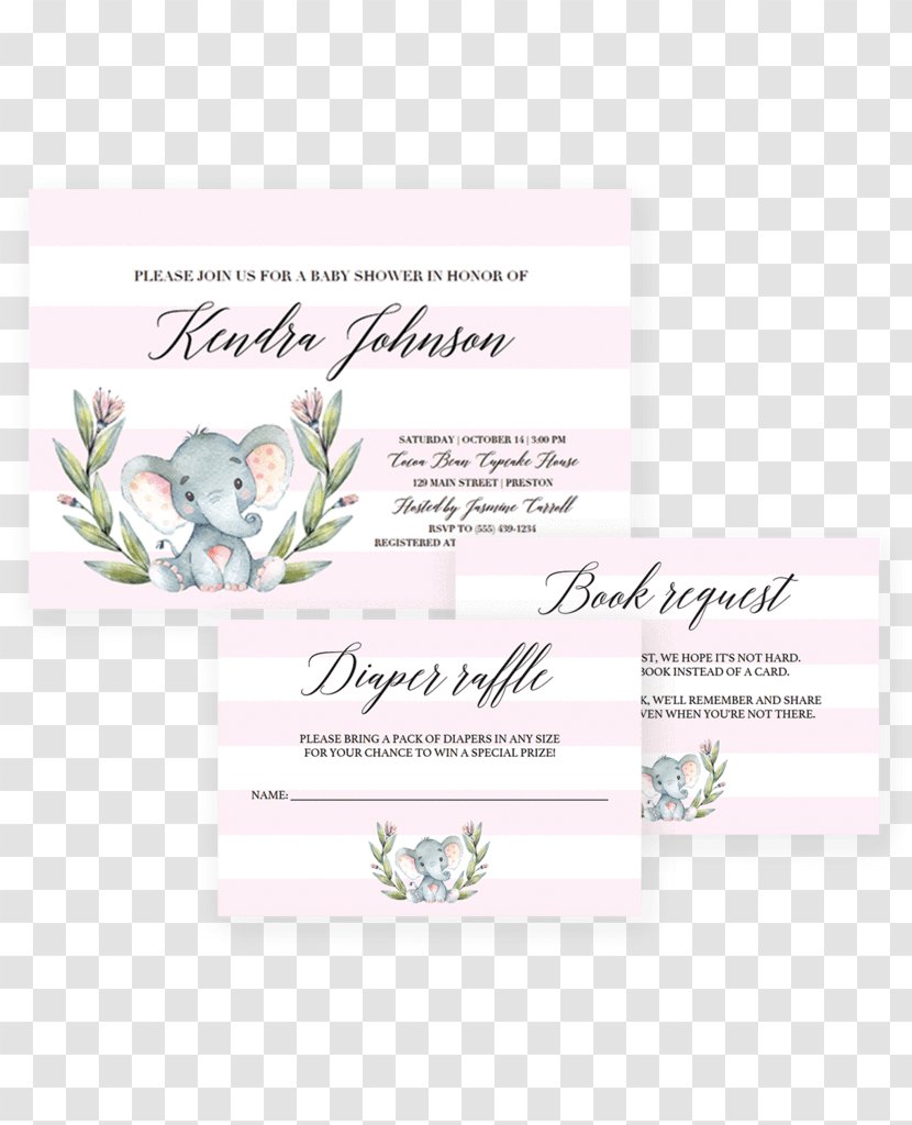 Wedding Invitation Baby Shower Infant Boy - Heart - Unicorn Invitations Transparent PNG