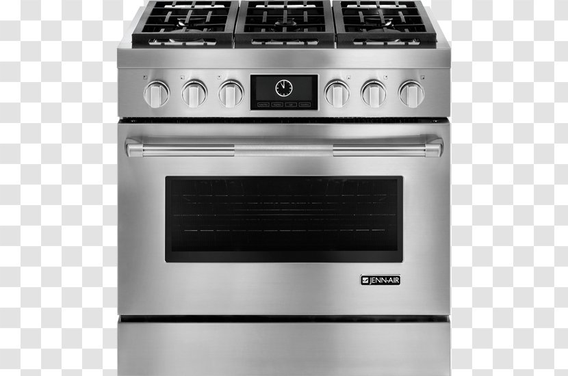 Gas Stove Cooking Ranges Jenn-Air JDRP Pro-Style Dual-Fuel Range With Multimode Convection Frigidaire Professional FPDS3085K - Fpds3085k Dual Fuel - FuelOthers Transparent PNG