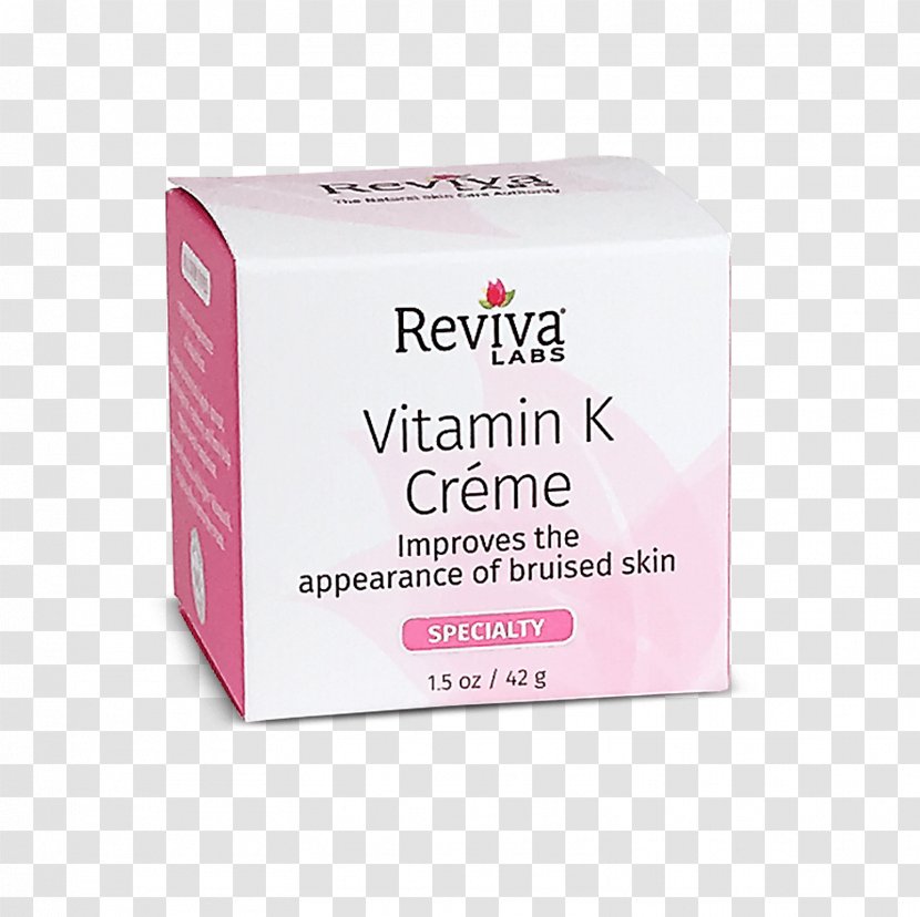 Reviva Labs Vitamin K Cream Topical Medication - Bruise - Health Transparent PNG