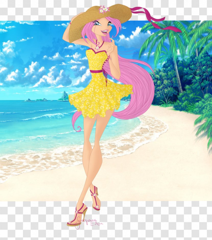 DeviantArt Cartoon Barbie - Summer. Summer Time Transparent PNG