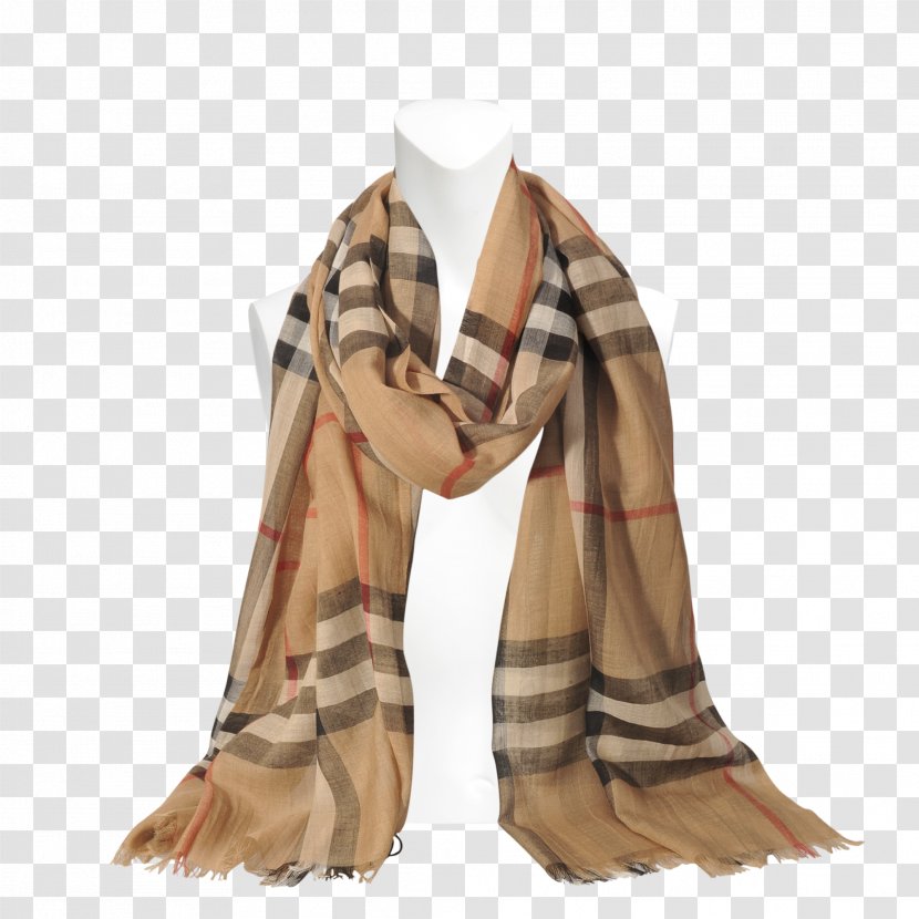 Scarf Doek Burberry Silk Wool - Dyeing Transparent PNG