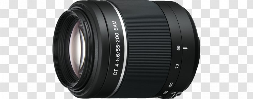 Sony Alpha 55 α Telephoto Zoom 55-200mm F/4.0-5.6 Camera Lens - Teleconverter Transparent PNG