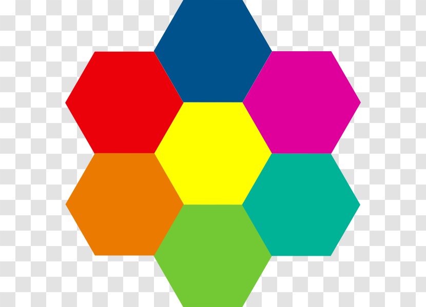 Red Hexagon Color Clip Art - Point Transparent PNG