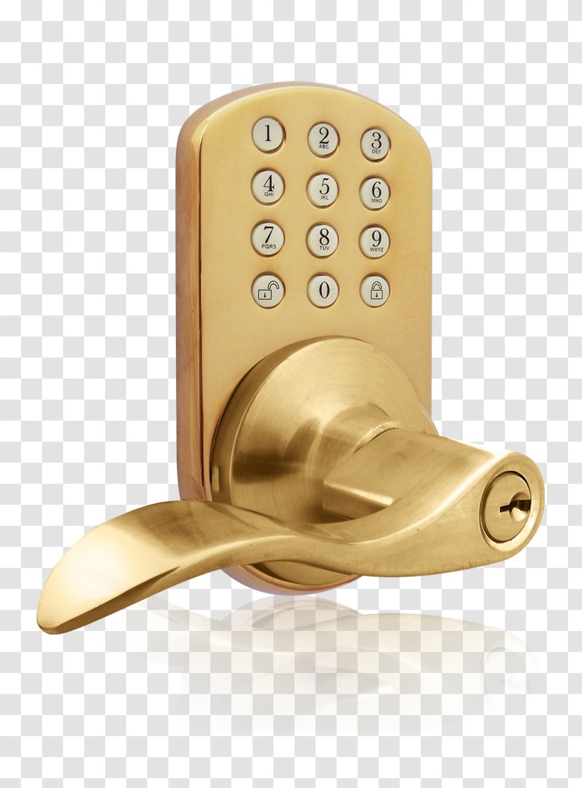 Door Handle Lock Keypad - Remote Keyless System - Electronic Transparent PNG