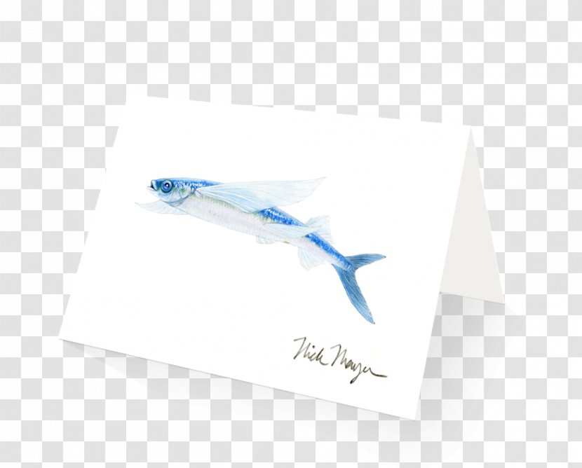 Blue Flying Fish California Paper United States Flight - Exocoetus Transparent PNG