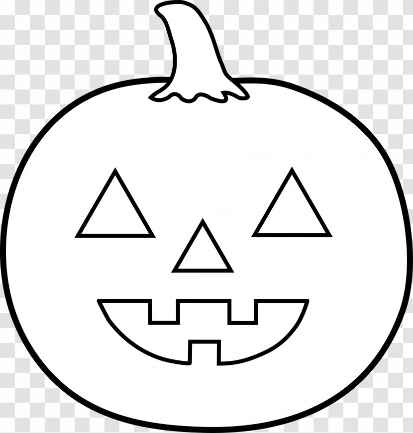 Jack-o'-lantern Clip Art - Black - Pumpkin Transparent PNG