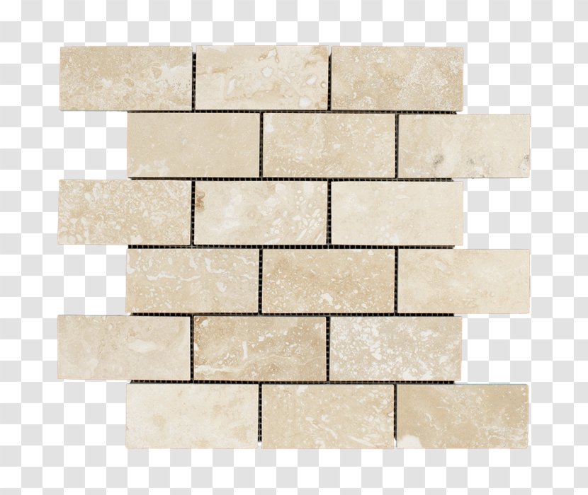 Mosaic Tile Marble Travertine Material - Pavement - Brick Transparent PNG