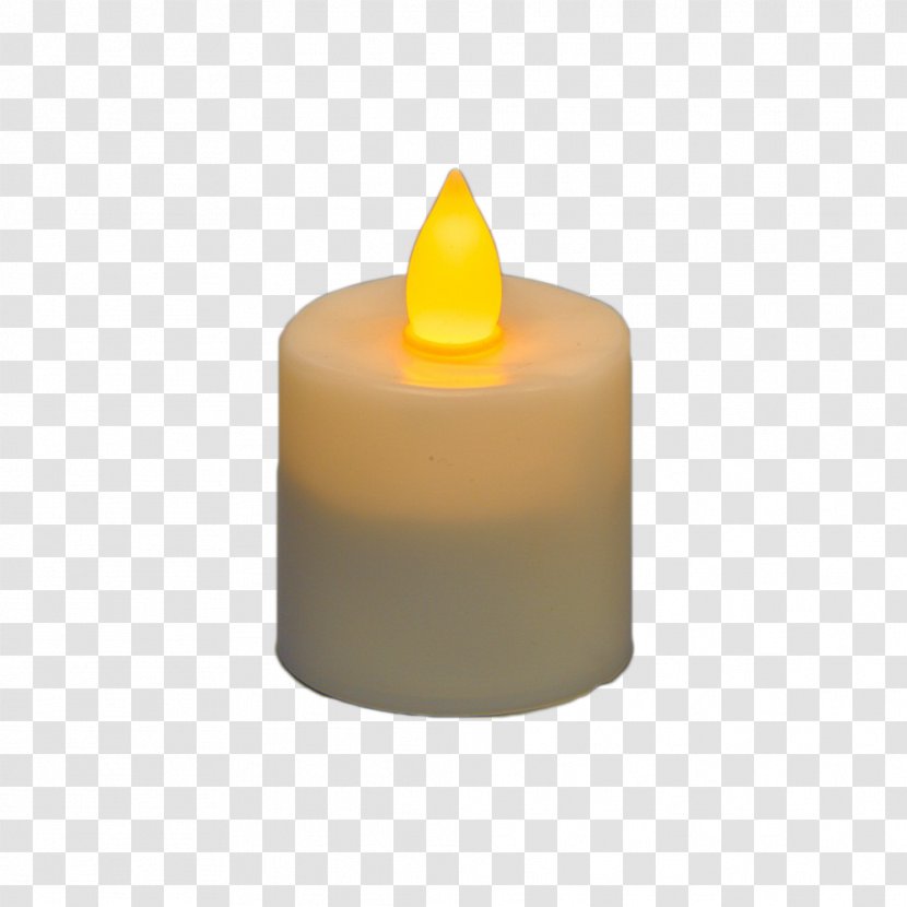 Flameless Candles Wax Lighting - Candle - Amber Transparent PNG