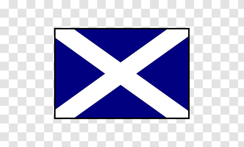 Flag Of Scotland Saltire The United Kingdom - Rectangle - MMA Match Transparent PNG