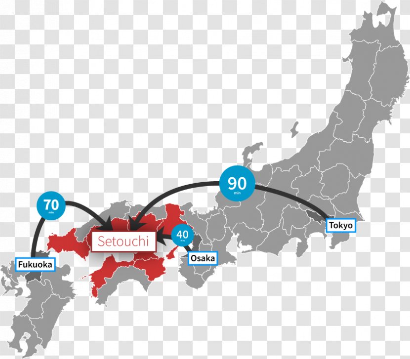 Prefectures Of Japan Inuyama Map Hokkaido - Royaltyfree - Travel Transparent PNG