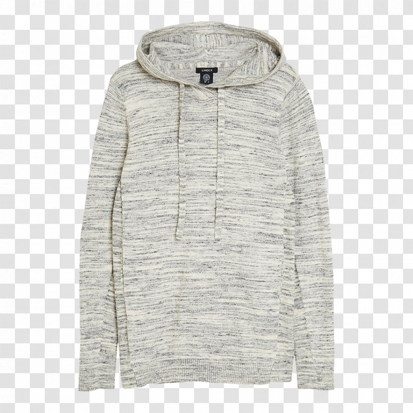 Hoodie Sweater Cotton Ribbing Knitting - Grey - Greyhooded Fulvetta Transparent PNG