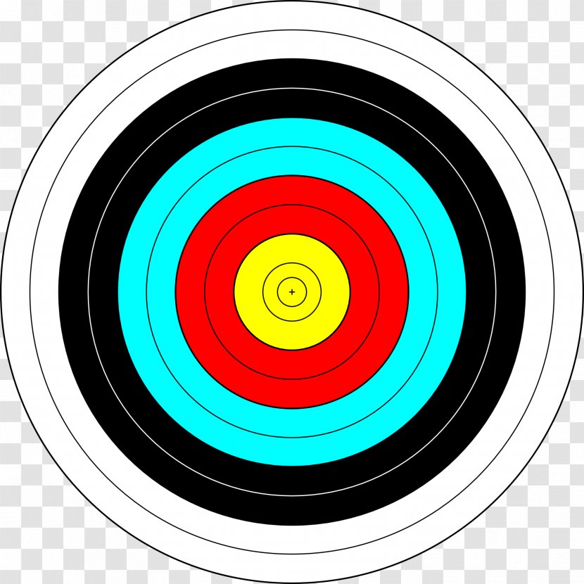 Target Archery Shooting Bullseye Clip Art - Corporation - Colorful Color Circular Transparent PNG