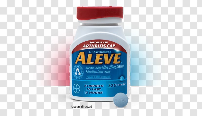 Dietary Supplement Aleve Tablets With Easy Open Arthritis Cap Nonsteroidal Anti-inflammatory Drug Product Naproxen - Liquid - Pain Killers Transparent PNG