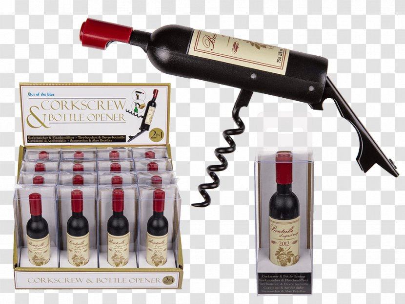 Wine Corkscrew Bottle Openers Metal - Drink Transparent PNG