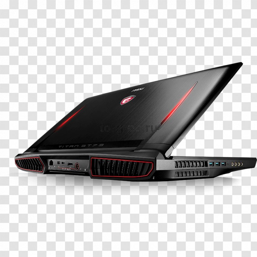 MSI GT83VR Titan SLI Kaby Lake Intel Core I7 GT73 Laptop - Computer Transparent PNG