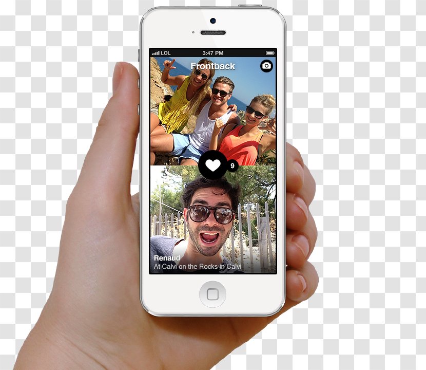 IPhone Front-facing Camera Frontback - Telephone - Selfie Transparent PNG