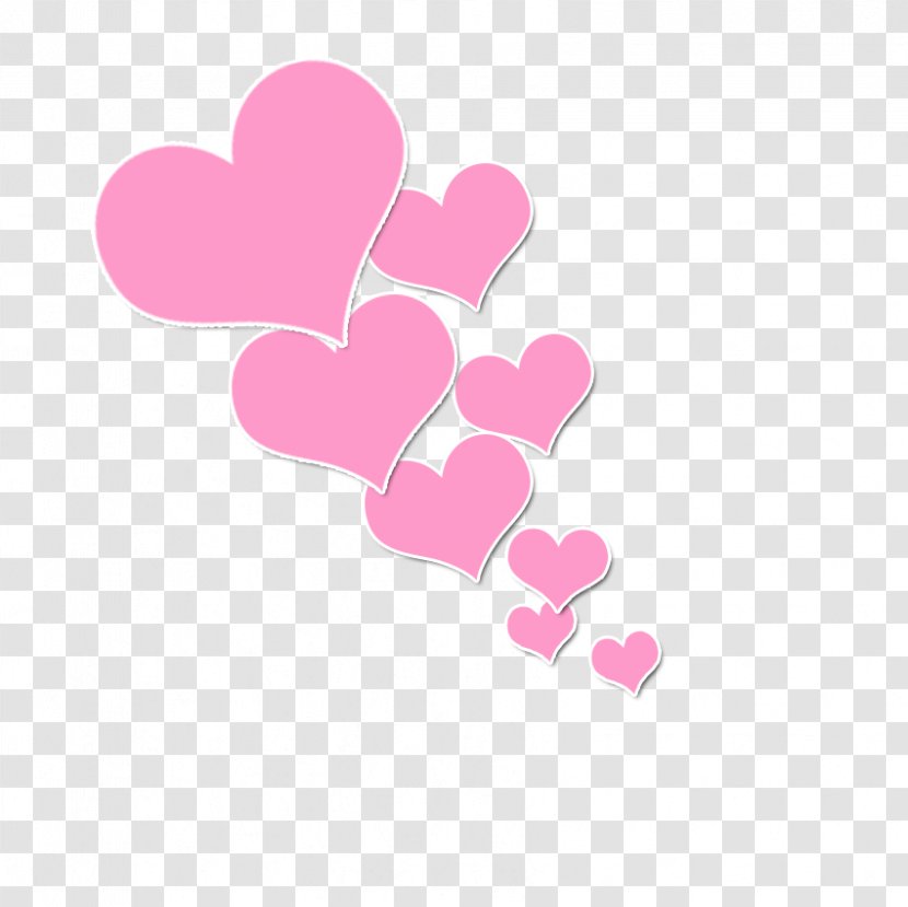 Pink Color Heart Clip Art - Happiness Transparent PNG