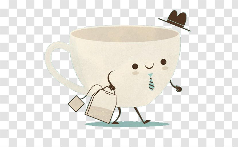 Tea Coffee Drawing Illustration - Cuteness - Cute Mugs Jun Transparent PNG