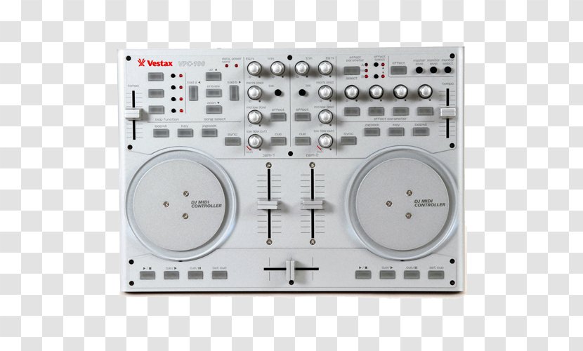 DJ Controller Disc Jockey Vestax MIDI Controllers - Tree Transparent PNG