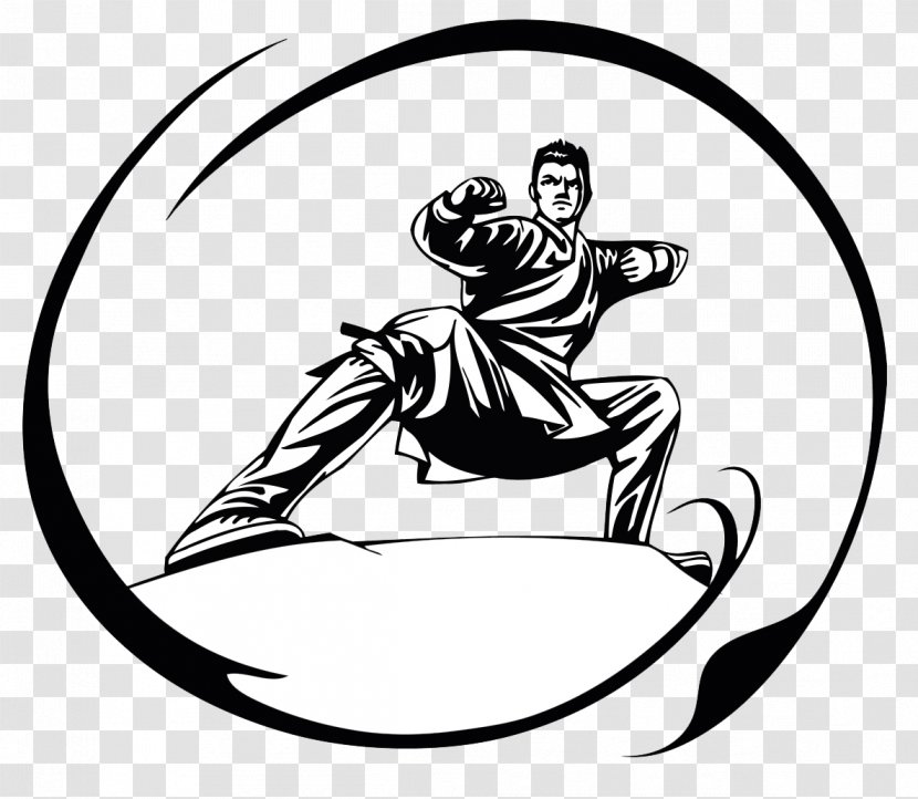 Mixed Martial Arts Chinese Clip Art Karate - Black Transparent PNG