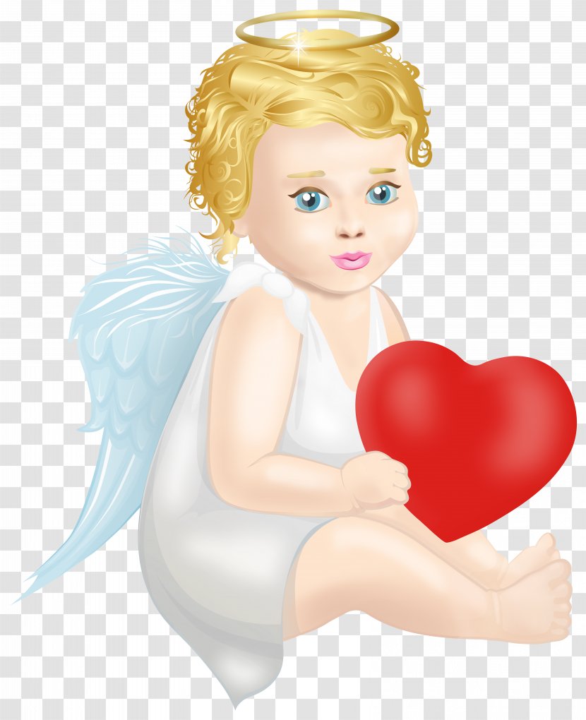 Santa Claus Clip Art - Heart - Angel With Transparent PNG