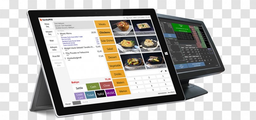 Cafe Fast Food Feature Phone Restaurant Management Software - Comparison Of E Book Readers - Computer Transparent PNG