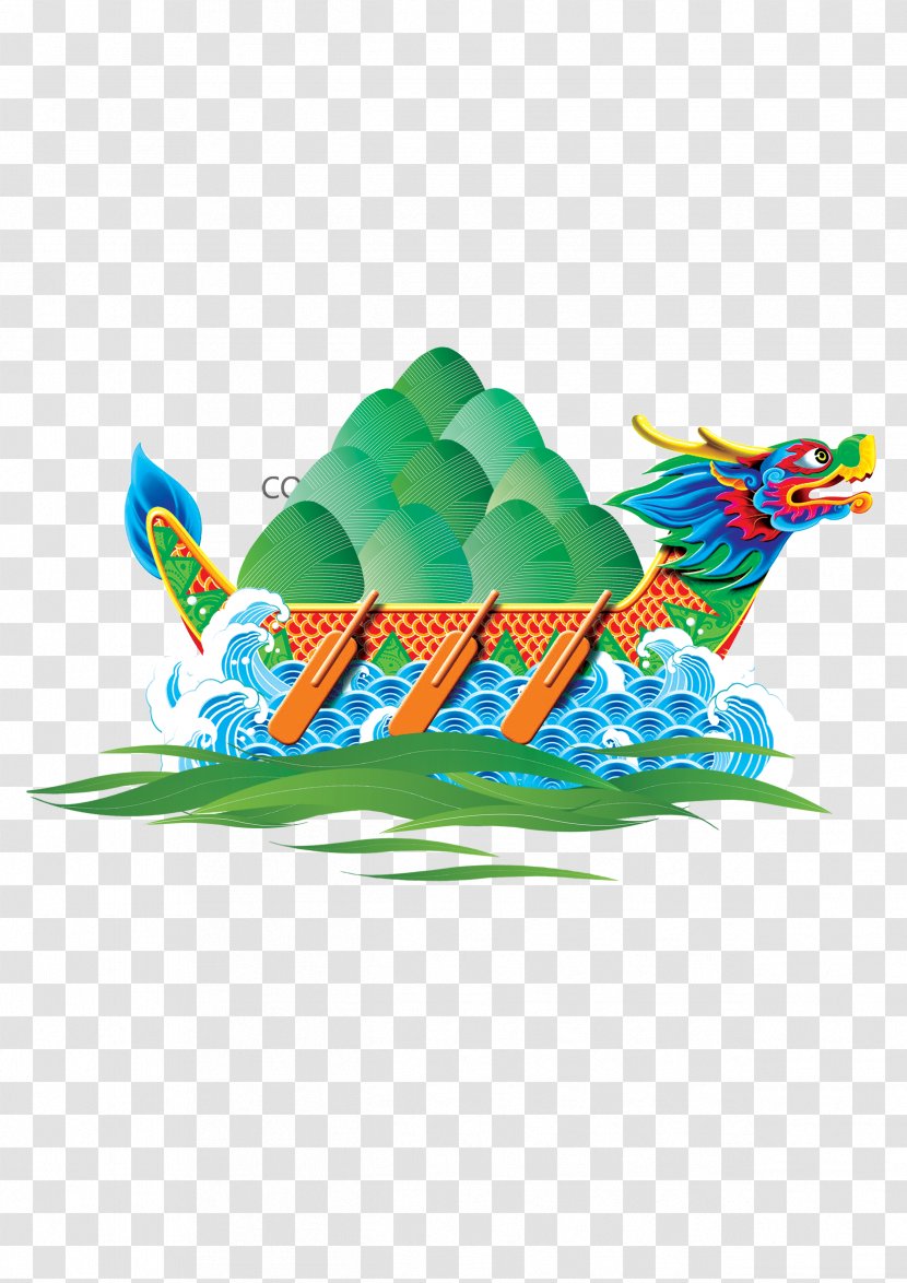 Dragon Boat Festival Zongzi Miluo Jiang Mid-Autumn - Boat,Boat,Dragon Transparent PNG