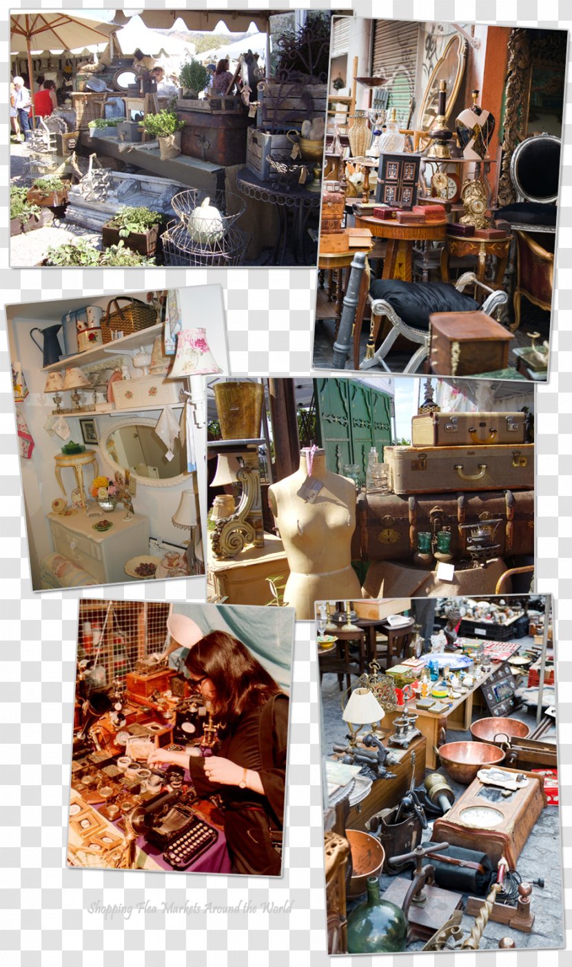 Flea Market Collage Transparent PNG