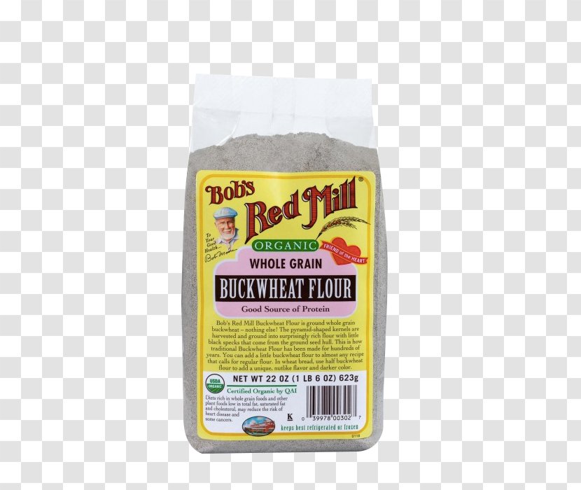 Vegetarian Cuisine Bob's Red Mill Organic Flour Buckwheat - Food Transparent PNG