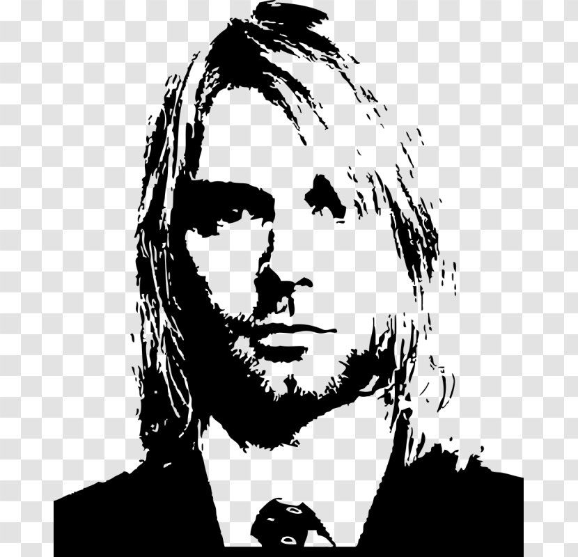 Kurt Cobain Silhouette Artist Musician - Cartoon Transparent PNG