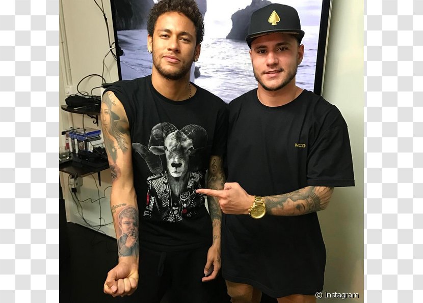 Neymar Lucas Henrique Veloso Tattoo Son Father - Shoulder Transparent PNG