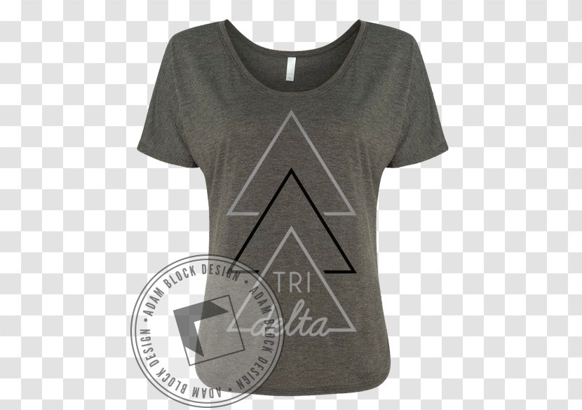 T-shirt Sleeve Font Neck - Brand - Triangle Blocks Transparent PNG