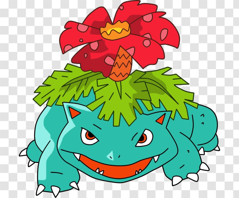 Green Flowering Plant Cartoon Clip Art - Fruit - VenUSAUR Transparent PNG