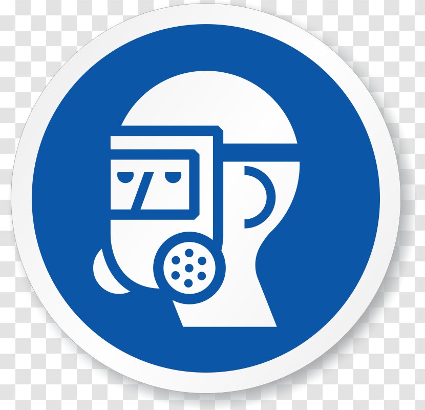 Respirator Hazard Symbol Safety Personal Protective Equipment - Warning Label - Googles Transparent PNG