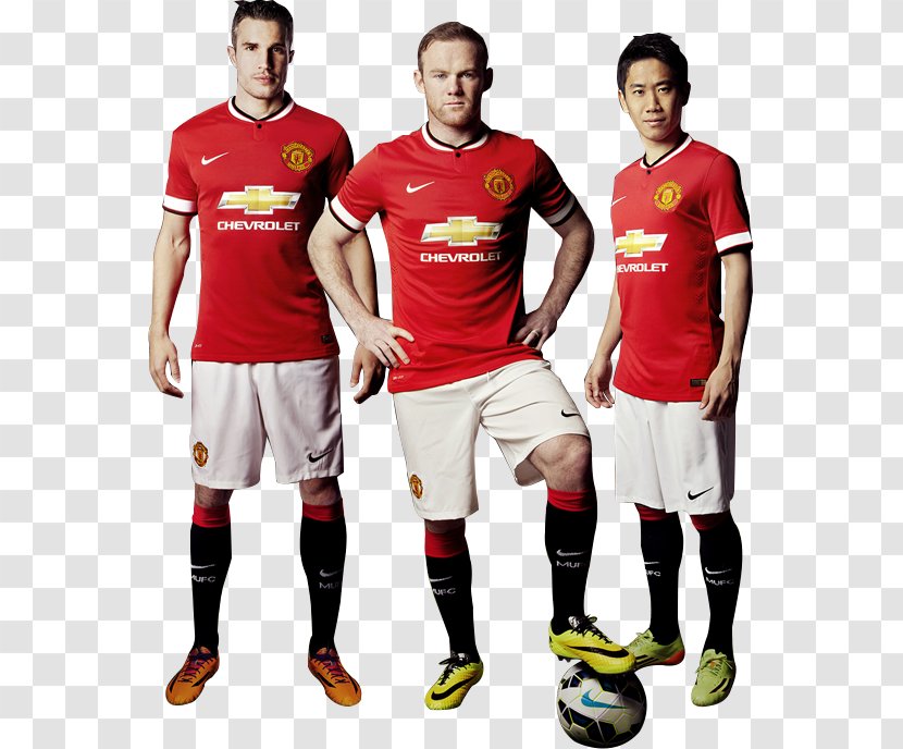 2015–16 Manchester United F.C. Season Jersey Football Player - Soccer Transparent PNG