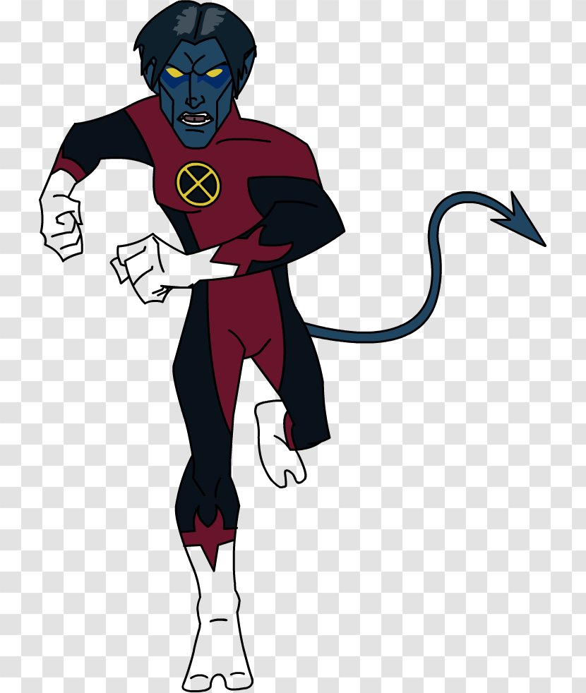 Superhero Supervillain Male Clip Art - Fictional Character - Nightcrawler Transparent PNG