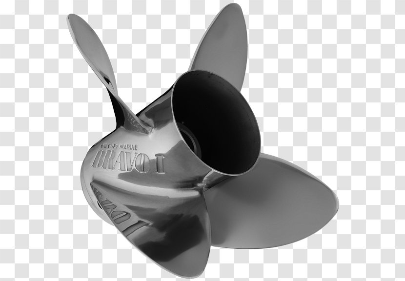 Boat Propeller Mercury Marine Sterndrive - Monochrome Transparent PNG