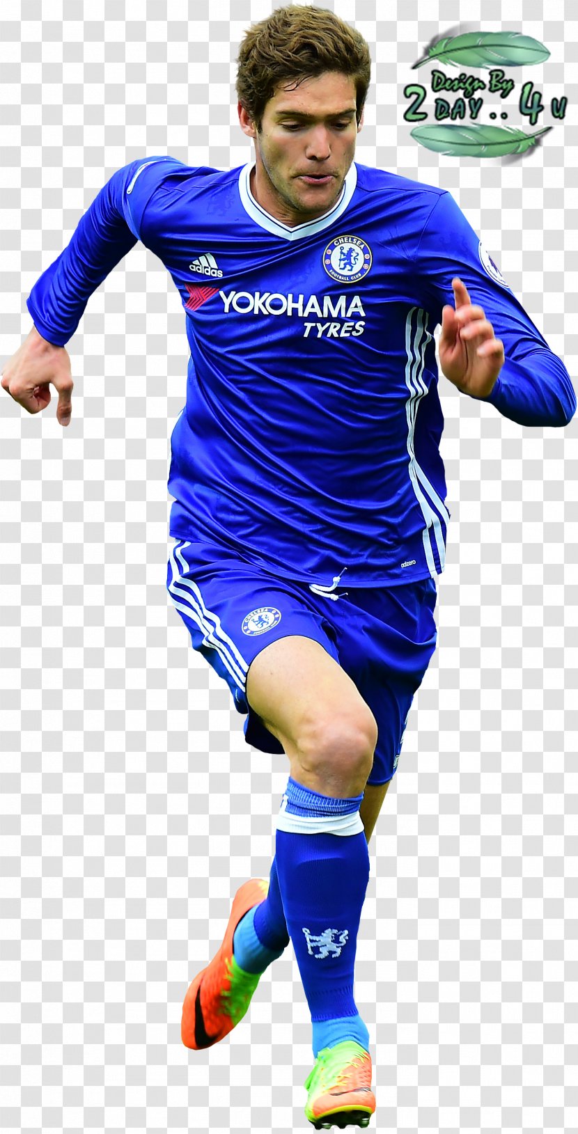 Marcos Alonso Mendoza Jersey Chelsea F.C. Rendering Football - Soccer Player Transparent PNG