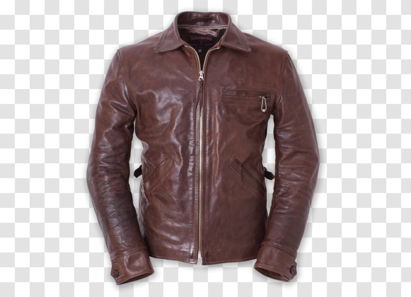 Leather Jacket United States Flight - Schott Nyc Transparent PNG