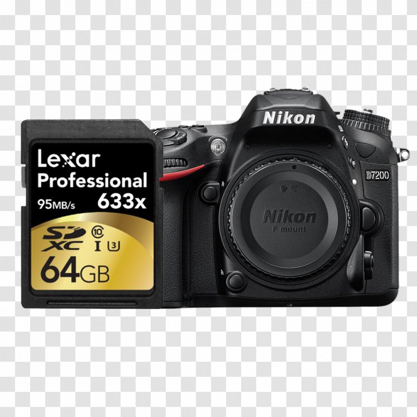 Nikon D7200 AF-S DX Nikkor 35mm F/1.8G Digital SLR Format Canon EF-S 18–55mm Lens - Afs Dx Zoomnikkor 1855mm F3556g - Camera Transparent PNG