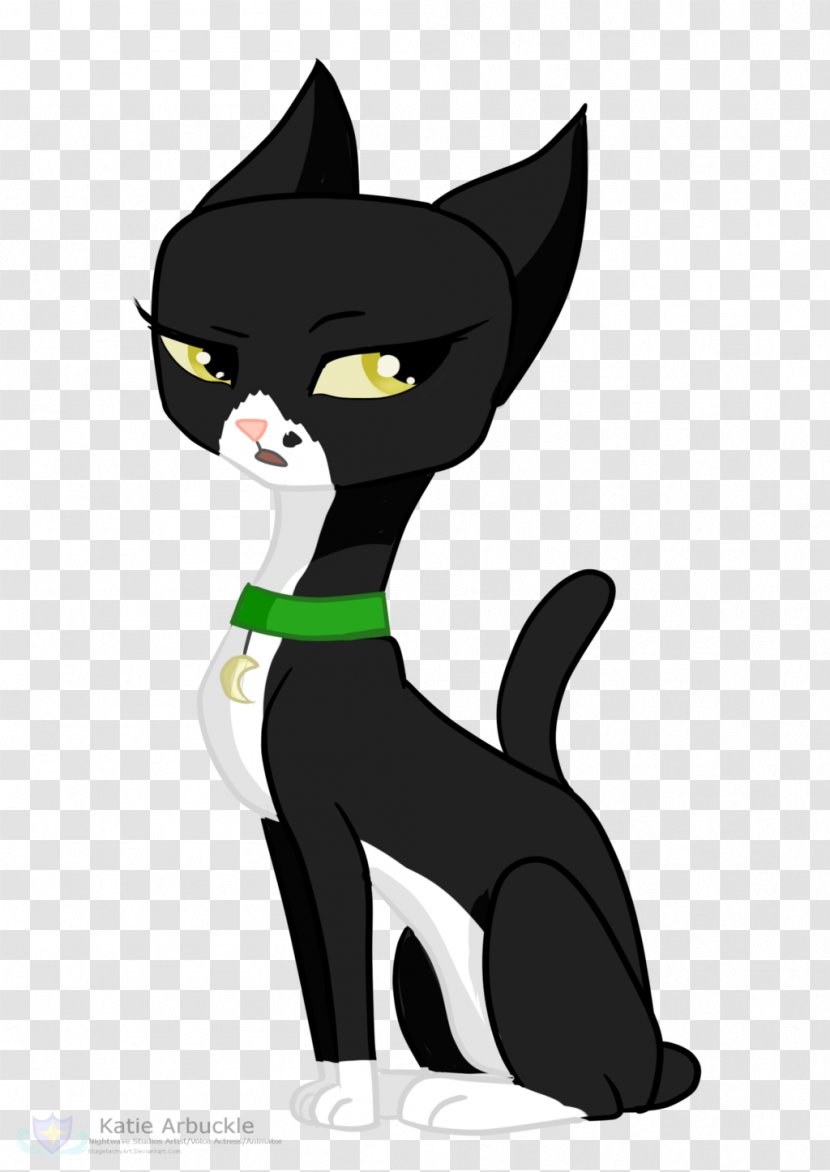 Black Cat Kitten Pet Princess Luna - Dog Like Mammal - Killer Vector Transparent PNG