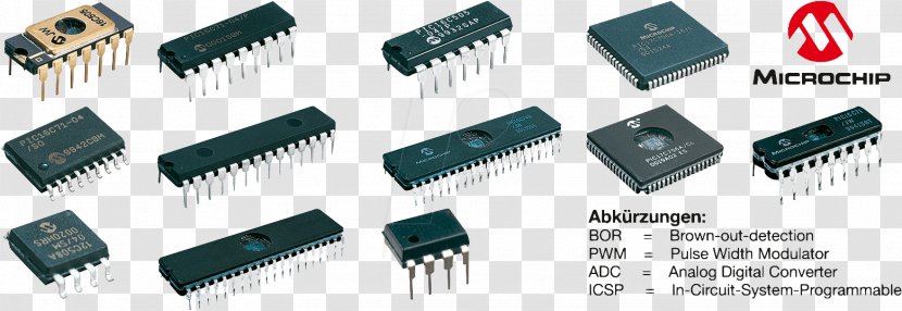 PIC Microcontroller Transistor Microchip Technology Electronics - Electronic Component - Avr32 Transparent PNG