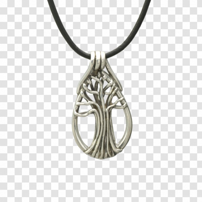 Locket Necklace Silver Symbol - Tree Collection Transparent PNG