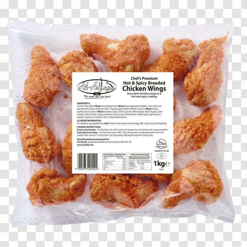 Crispy Fried Chicken Nugget Buffalo Wing Hot - Junk Food - Spicy Transparent PNG